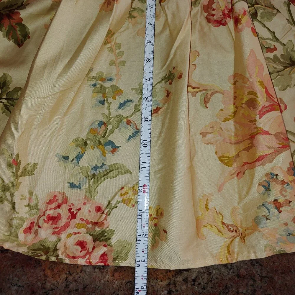 Ralph Lauren Sussex Gardens Floral Ruffled Bed Skirt 15